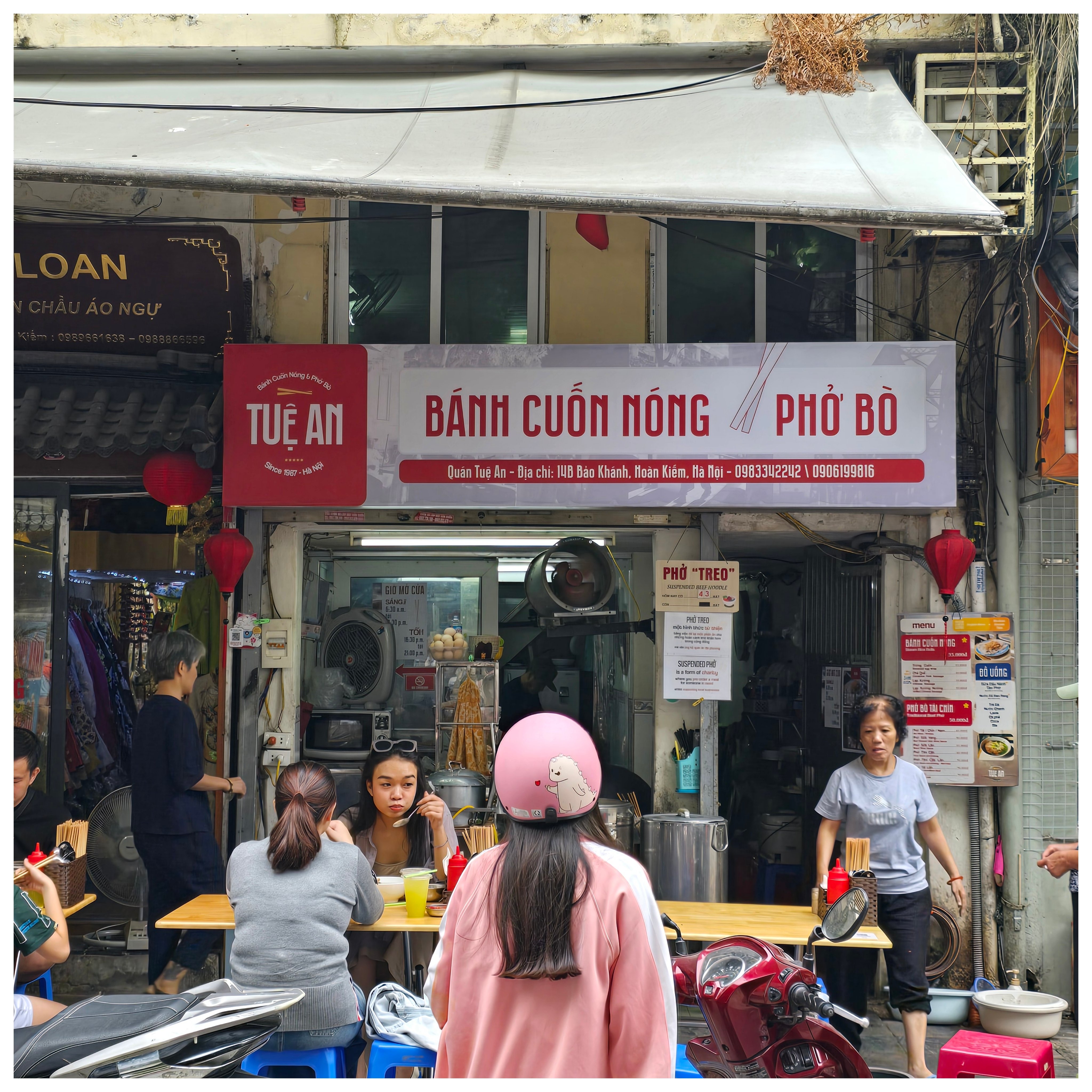 Tuệ An, Bánh Cuốn Nóng & Phở Bò & Phở Bò Bảo Khánh